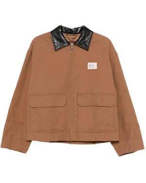 Weekend by Maxmara Patch-Pocket Collared Coat - Brown