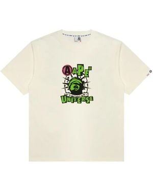 Aape By A Bathing Ape Graphic T-shirt - White