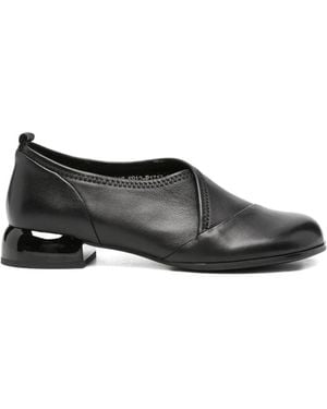 SERGIO MORETTI FIRENZE Crossover-Panel Loafers - Grey