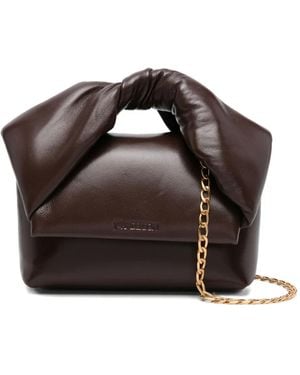 JW Anderson Knotted Leather Tote Bag - Brown