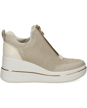 MICHAEL Michael Kors Willis Zip Platform Sneakers - White