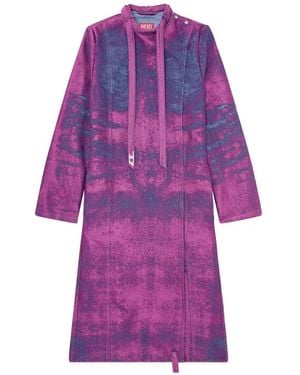 DIESEL De-Delgar-Fsi Coat - Purple