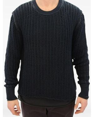 Dolce & Gabbana Strukturierter Strickpullover - Schwarz