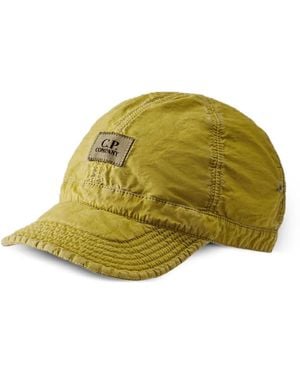 C.P. Company Logo-Patch Baseball Cap - Green