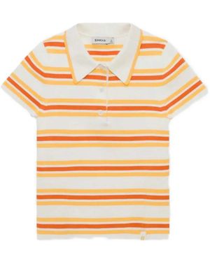 Jonathan Simkhai Geripptes Poloshirt Mit Streifen - Natur