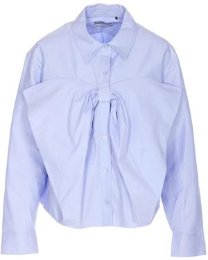 Essentiel Antwerp Bow Shirt - Blue