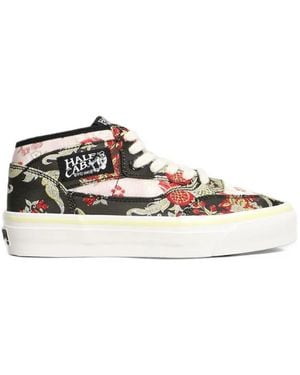 Vans Half Cab Floral-Jacquard Sneakers - White