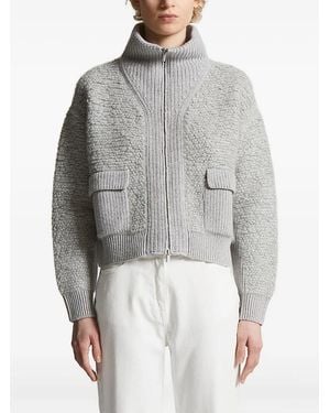 Peserico Flap-Pocket Cardigan - Grey