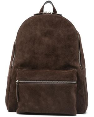 Orciani Laio Zip-Pocket Backpack - Brown