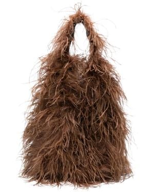 Yves Salomon Shoulder Bag - Brown