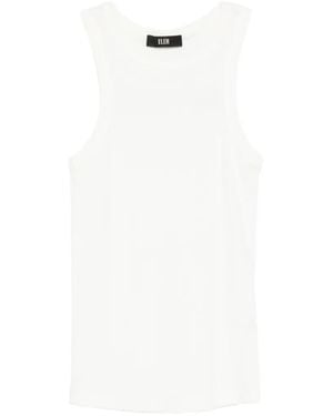 ELEH Fitted Tank Top - White