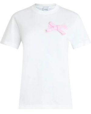 Patou リボンディテール Tシャツ - ホワイト