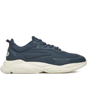 HUGO Leon Panelled Trainers - Blue