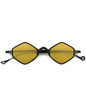 Eyepetizer Duomo Geometric-Frame Sunglasses - Yellow