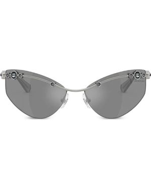 Swarovski Crystal-Embellished Sunglasses - Grey