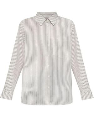 Zadig & Voltaire Striped Pin-Cuff Shirt - White
