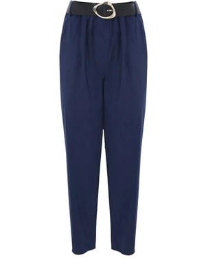 Kocca Martin Belted Trousers - Blue