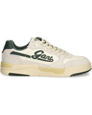 GANT ロゴパッチ スニーカー - ホワイト