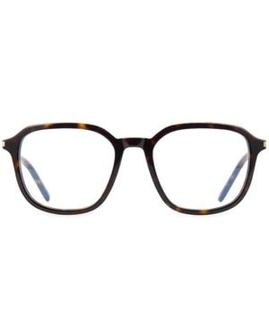 Saint Laurent Gafas Sl 387 Con Montura Geométrica - Negro
