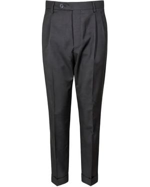 GTA Pantalones Con Bajos Vueltos - Gris