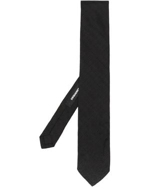 DSquared² Patterned Silk Tie - Black
