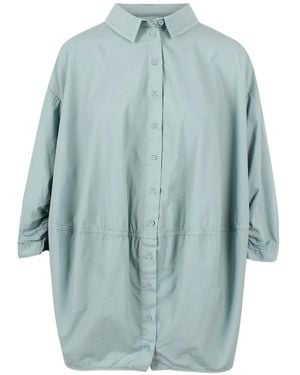 Ralph Lauren Buttoned Mini Shirt Dress - Blue