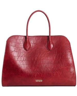 Essentiel Antwerp Katarina Croc-Effect Tote Bag - Red