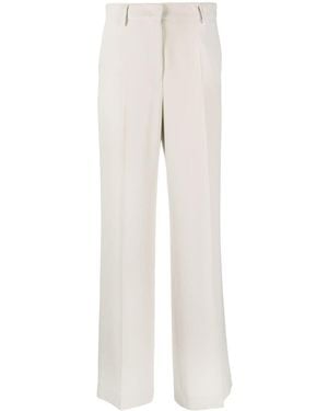 Alberto Biani Pantaloni Sartoriali Dritti - Bianco