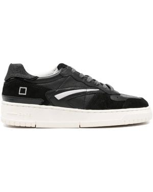 Date Panelled Sneakers - ブラック