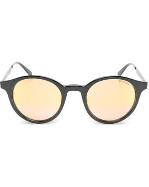 Carrera Round-Frame Mirrored Sunglasses - Natural