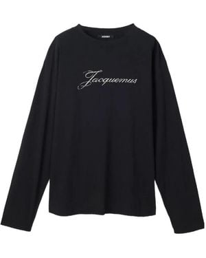 Jacquemus T-Shirt The A Maniche Lunghe - Nero