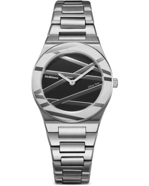 D1 Milano Onyx Inlay Ultra Thin 30Mm Watch - Black