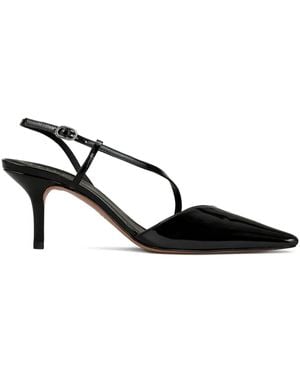 Ba&sh Zapatos de tacón Colce con puntera en punta y tira en la parte posterior - Negro