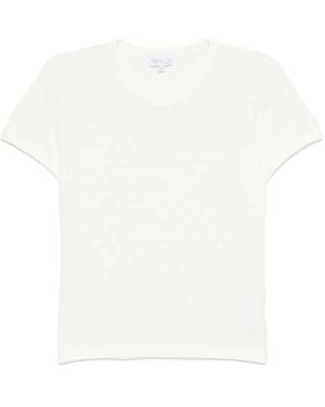 agnès b. Embroidered T-Shirt - White
