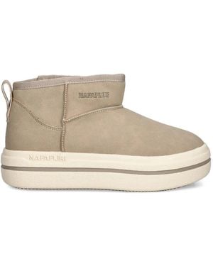 Napapijri F5 Glacier Platform Boots - Natural