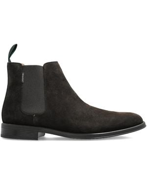 Paul Smith スエード チェルシーブーツ - ブラック