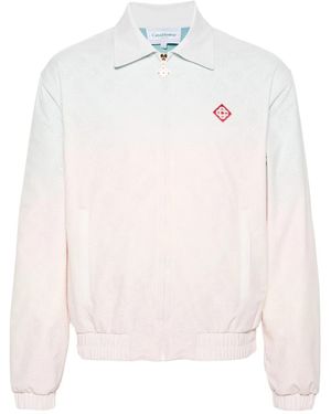 CASABLANCA Laser Monogram Track Jacket - Pink