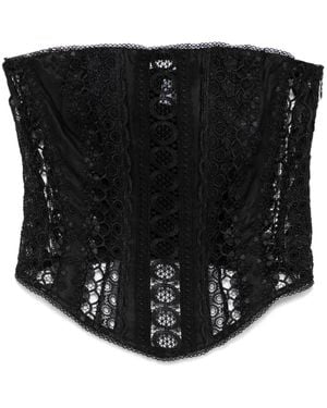 Charo Ruiz Lathie Bustier-Top - Schwarz