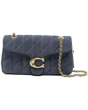 COACH Quilted C Shoulder Bag - Blue