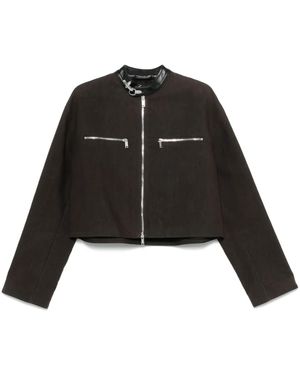 Nanushka Canvas Jacket - Black