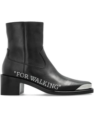 Off-White c/o Virgil Abloh For Walking Ankle Boots - Black