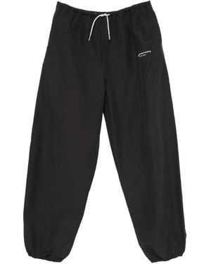 Alexander Wang Logo-Print Track Pants - Black