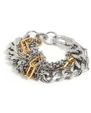 Bimba Y Lola Multi-Chain Knot Bracelet - White