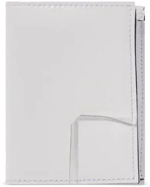 Comme des Garçons Leather Wallet - Grey