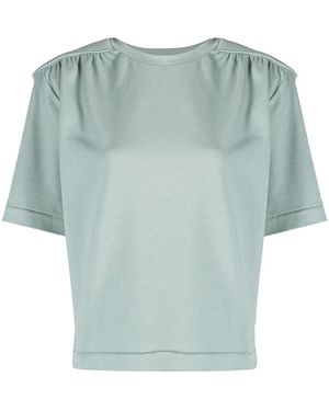 Remain Round Neck Short-Sleeved T-Shirt - Blue