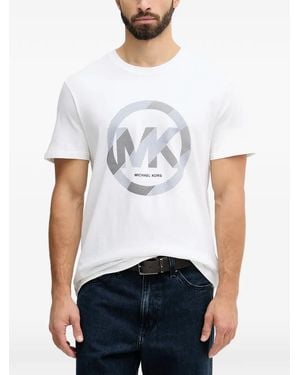 Michael Kors Logo-Detail T-Shirt - White
