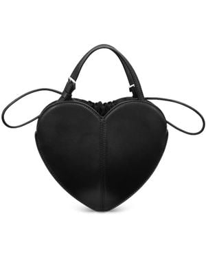 ROTATE BIRGER CHRISTENSEN Sac Heart En Cuir - Black