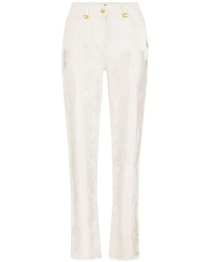 Elisabetta Franchi Slim-Fit Jeans - White