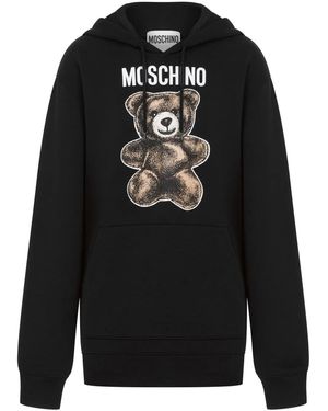 Moschino テディベア パーカー - ブラック