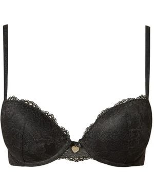 Twinset Soutien-Gorge Orné De Dentelle - Black